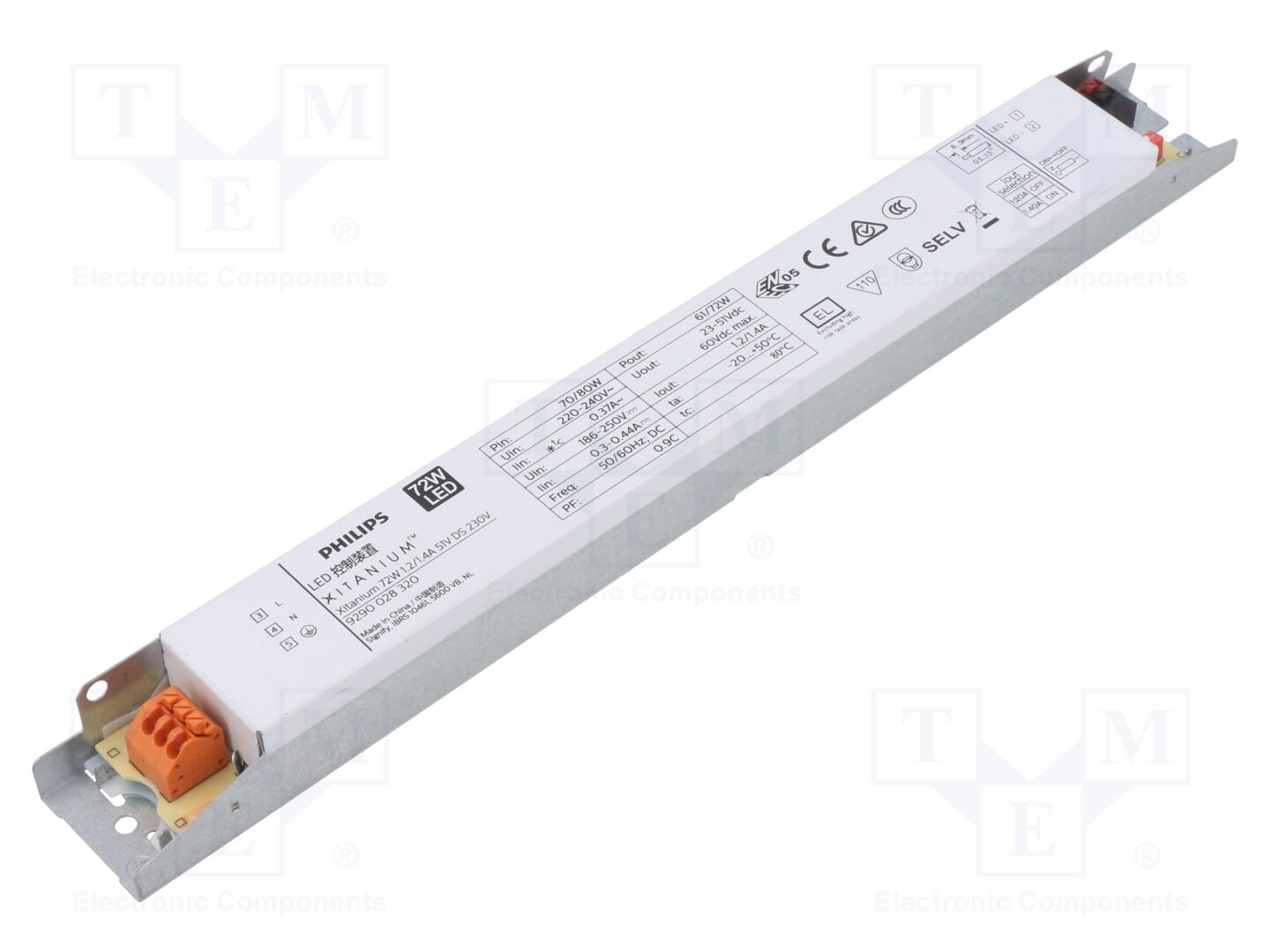 PHILIPS XITANIUM 72W 1.2/1.4A 51V LED-virtalähde 230V