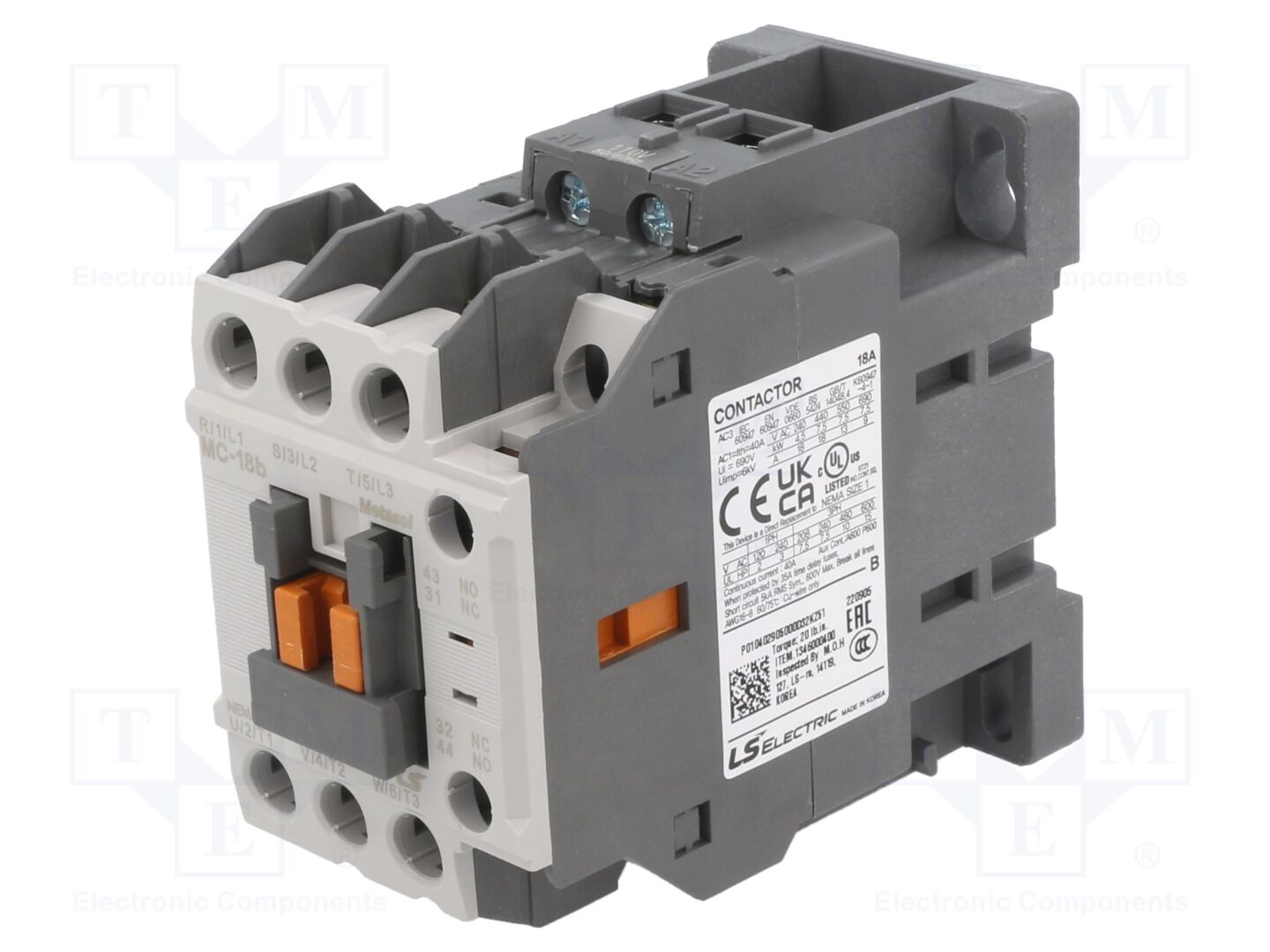 LS ELECTRIC MC-18B-110VAC Kontraktori 18A