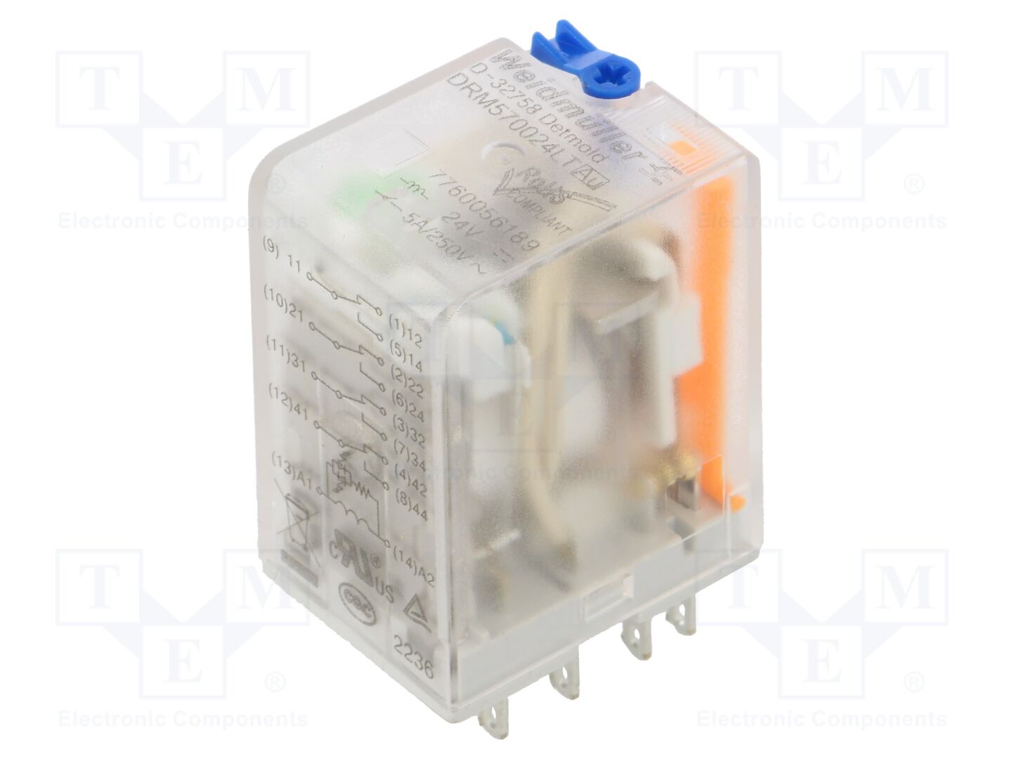 WEIDMÜLLER DRM570024LT-AU Sähkömagneettinen rele 24VDC