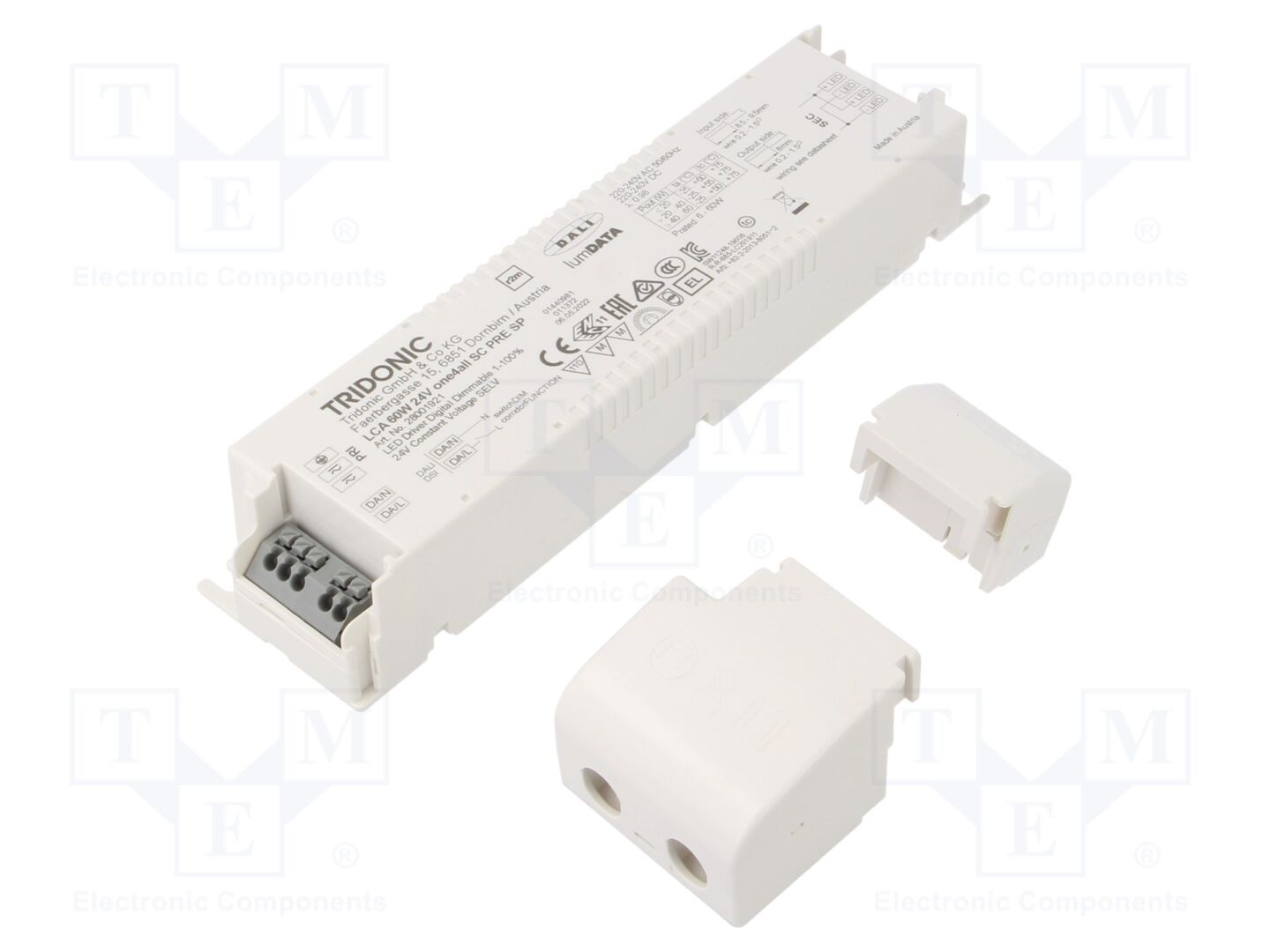 TRIDONIC LCA 60W 24V ONE4ALL SC PRE SP LED-virtalähde DALI 24VDC