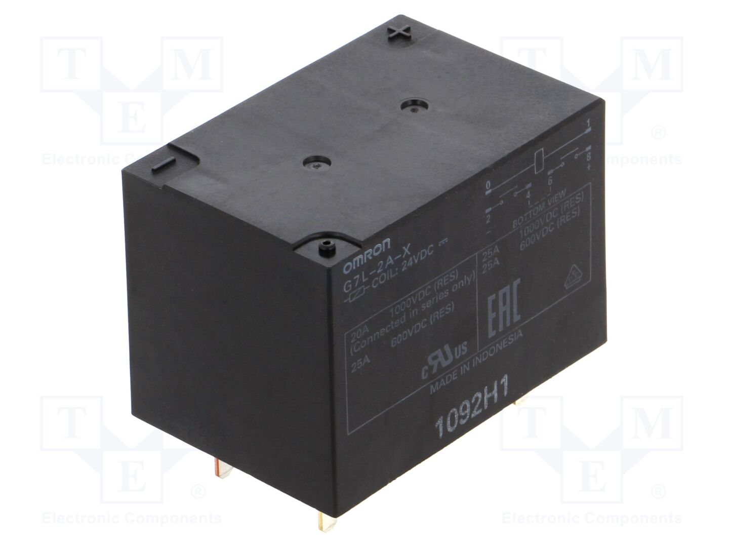 OMRON Electronic Components G7L-2A-X-24DC Sähkömagneettinen rele 24VDC
