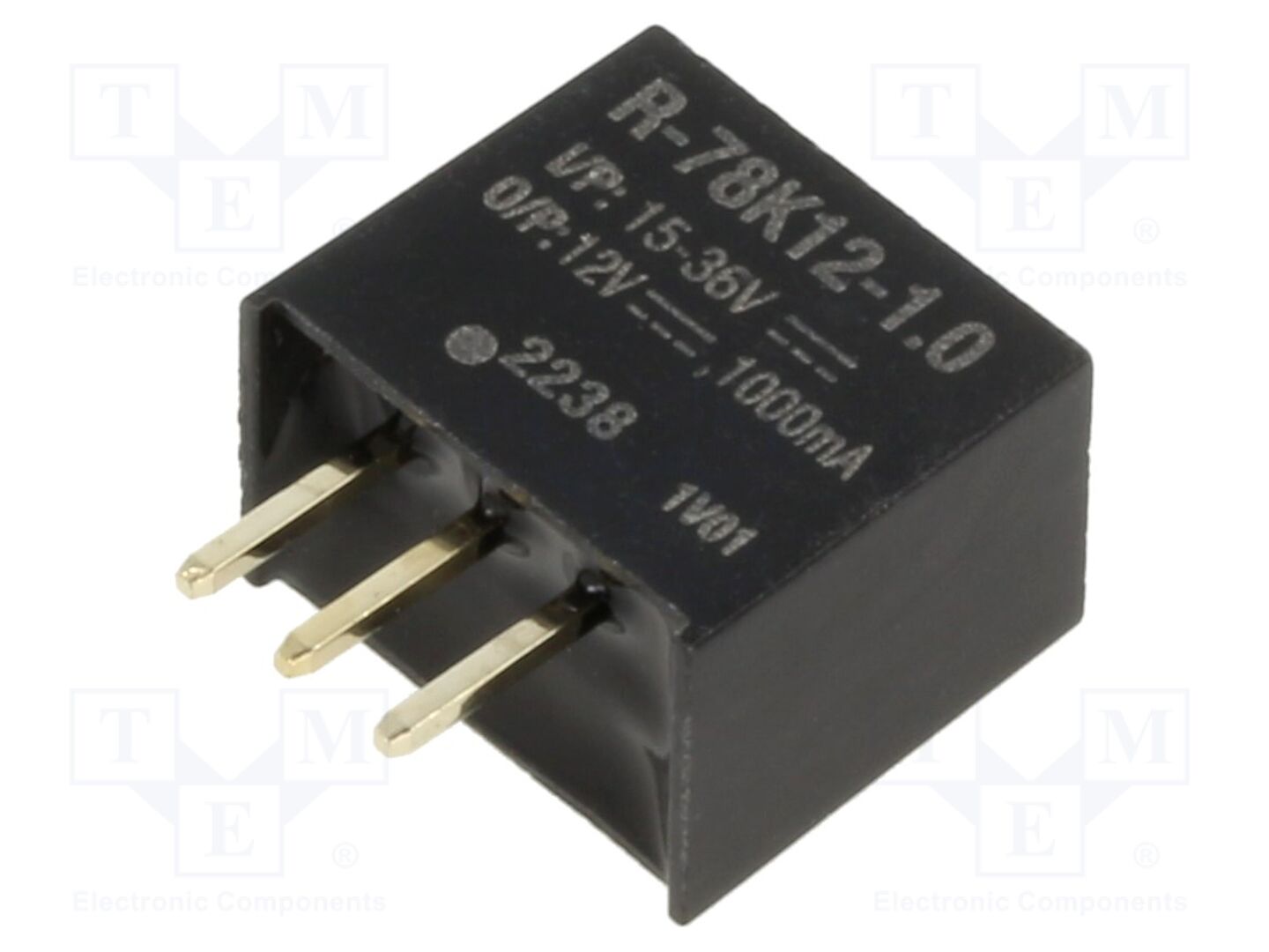 RECOM R-78K12-1.0 DC/DC-muunnin 12V