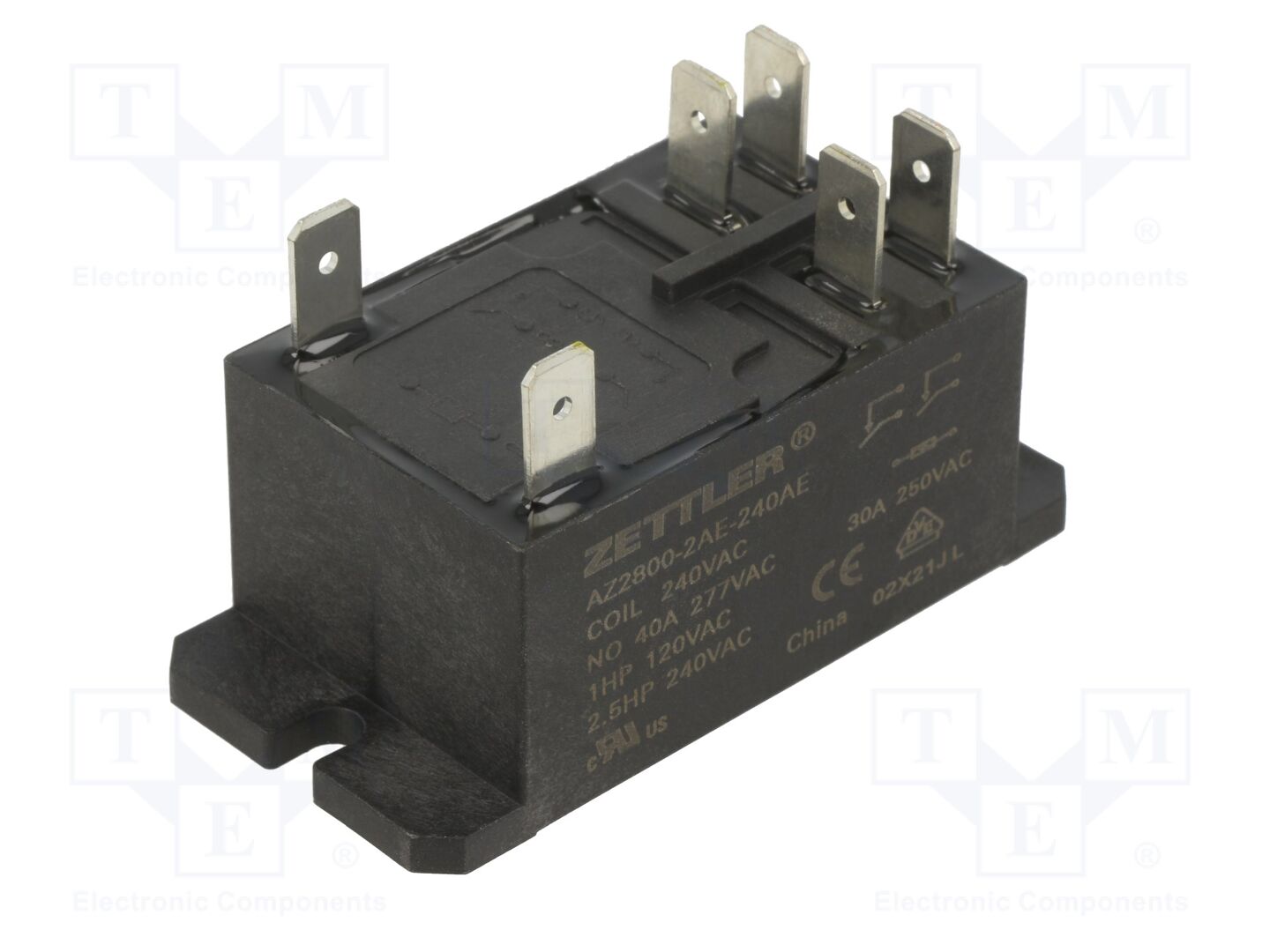 ZETTLER AZ2800-2AE-240AE Sähkömagneettinen rele 40A