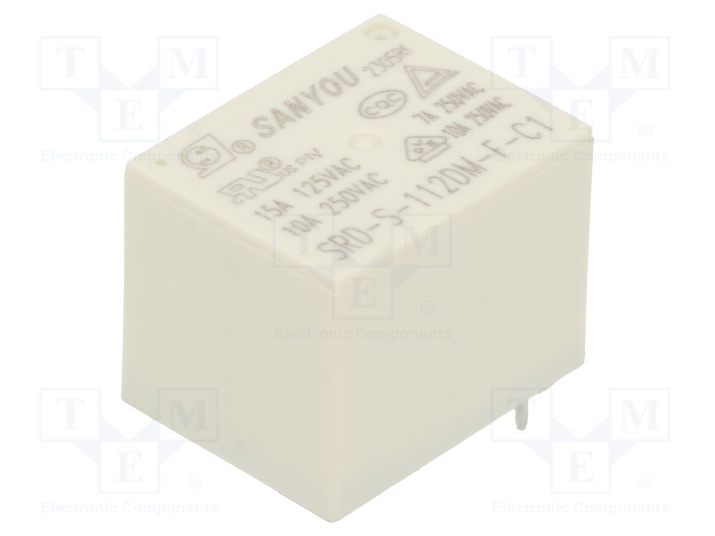 SANYOU SRD-S-112DM-F-C1 Sähkömagneettinen rele 12VDC (50 kpl erä)