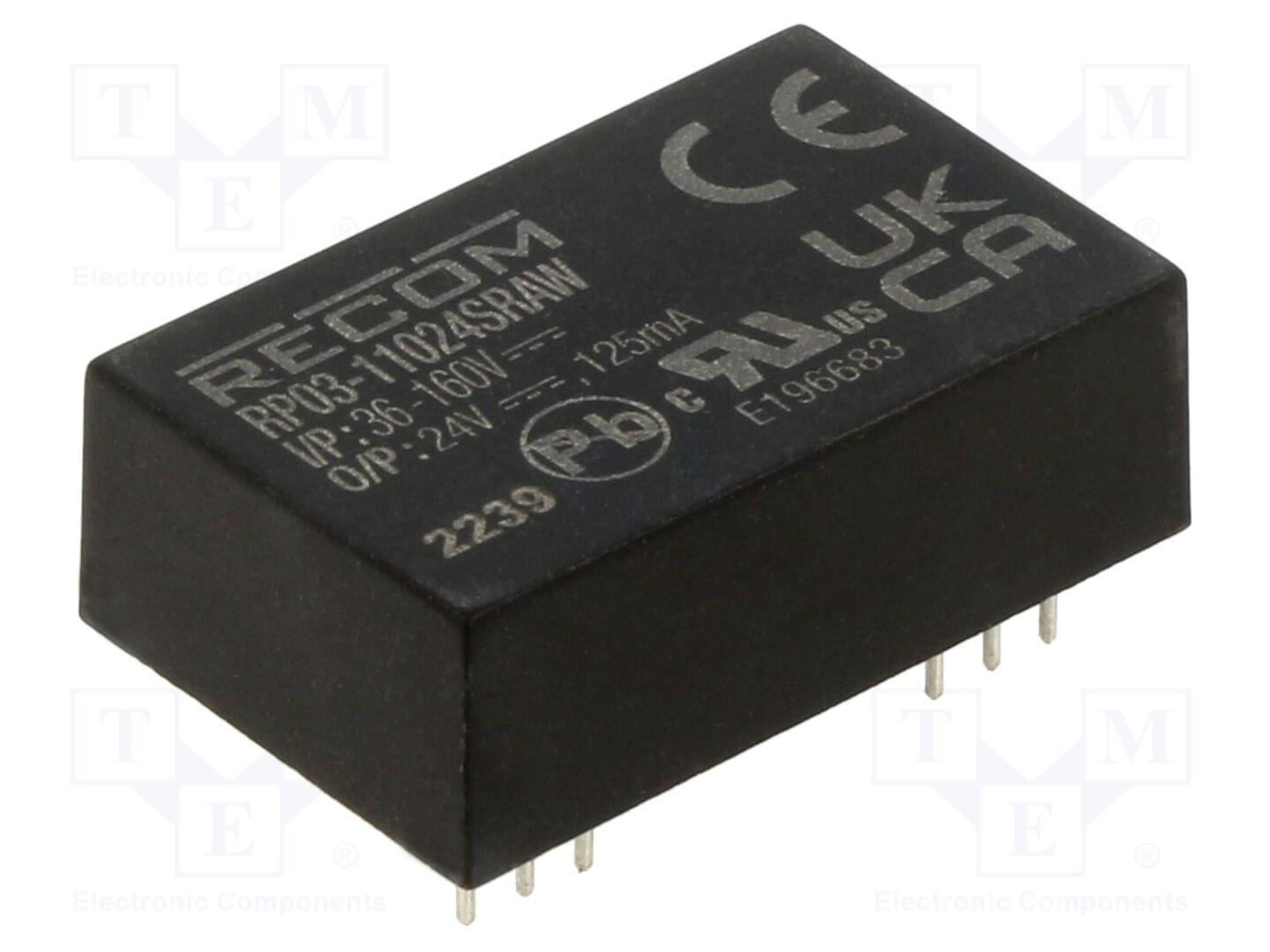 RECOM RP03-11024SRAW DC/DC-muunnin 3W