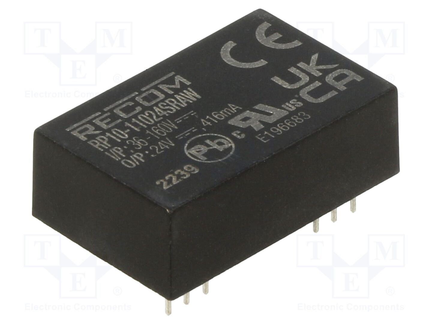 RECOM RP10-11024SRAW DC/DC-muunnin 10W
