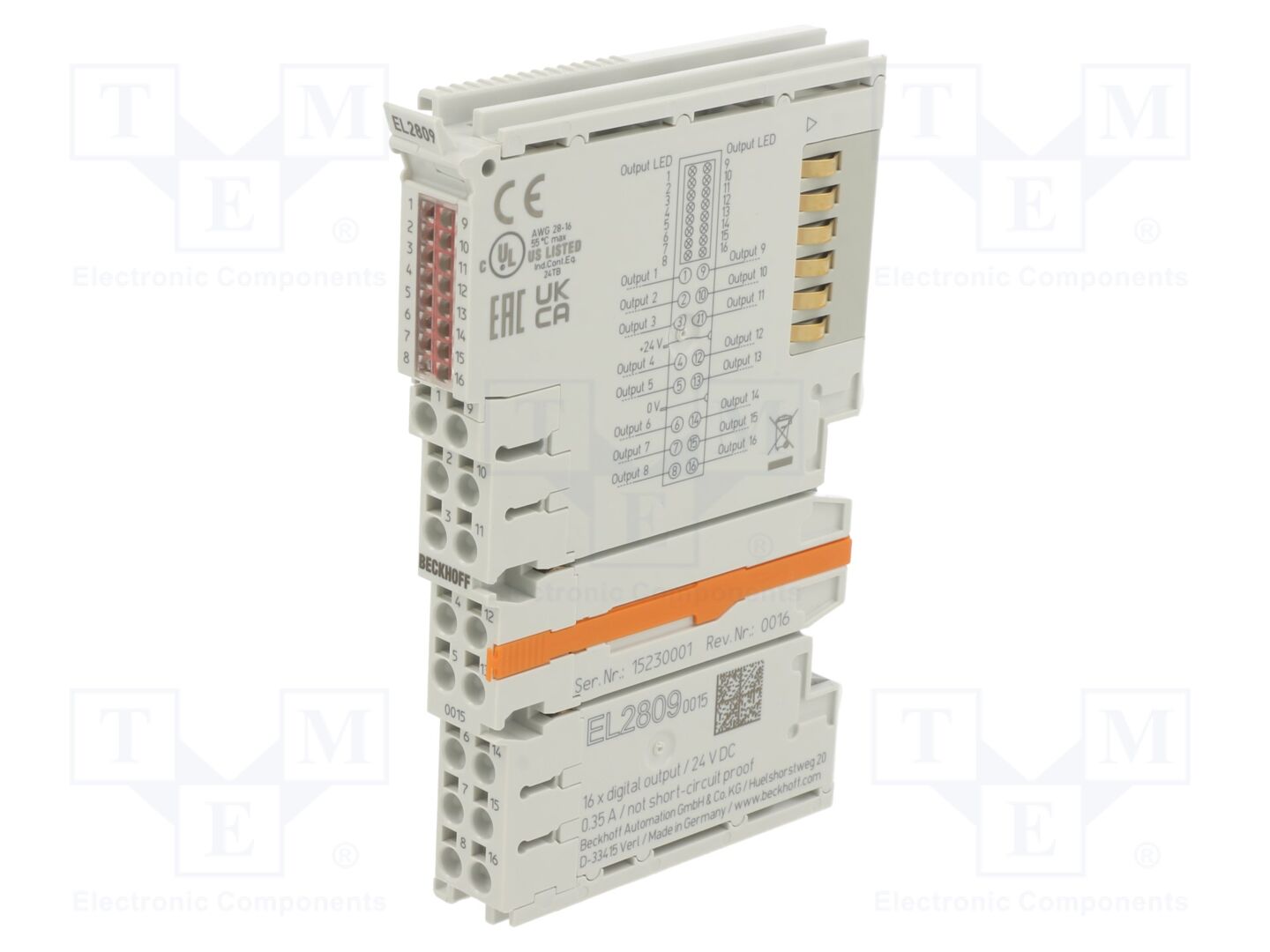 Beckhoff Automation EL2809-0015 I/O-moduuli 24VDC
