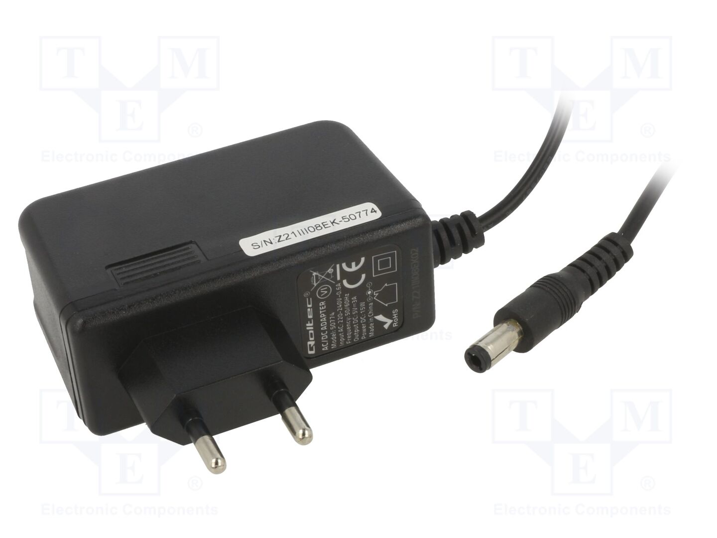 QOLTEC 50774 Kytketty verkkolaite 5VDC