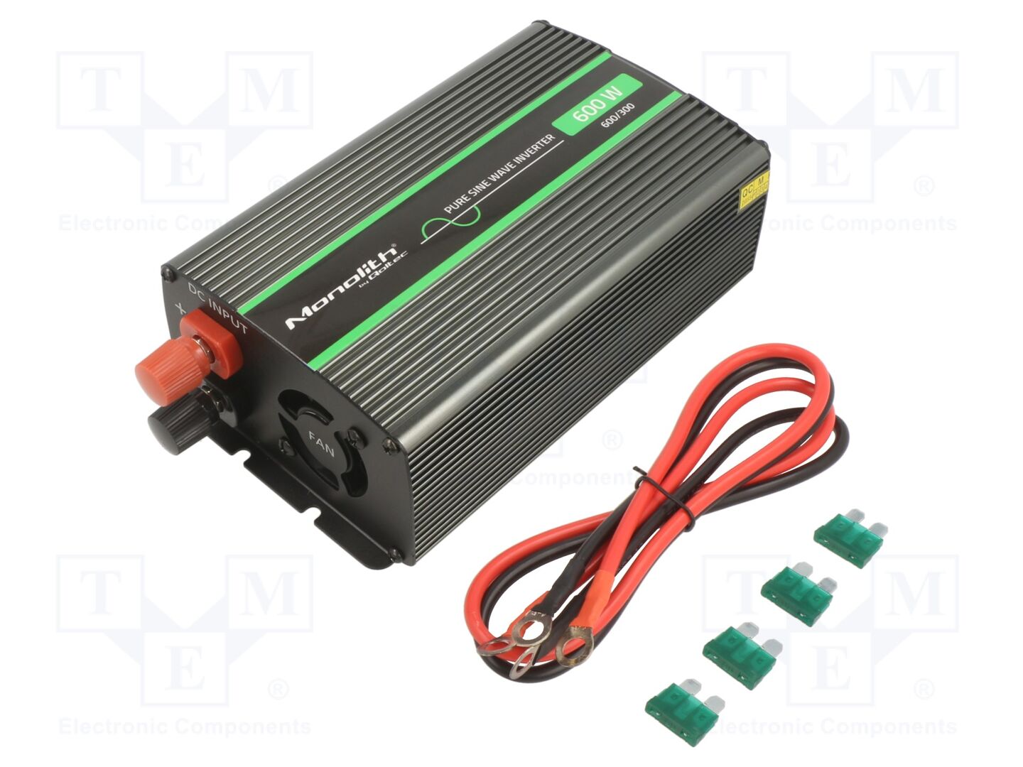 QOLTEC 51932 DC/AC muunnin 300W 12VDC 230VAC