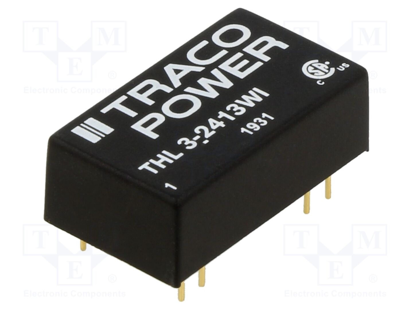TRACO POWER THL 3-2413WI DC/DC-muunnin 3W