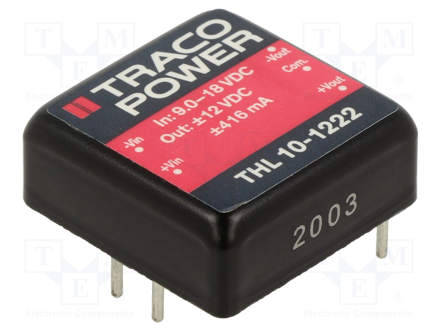 TRACO POWER THL10-1222 DC/DC-muunnin 10W