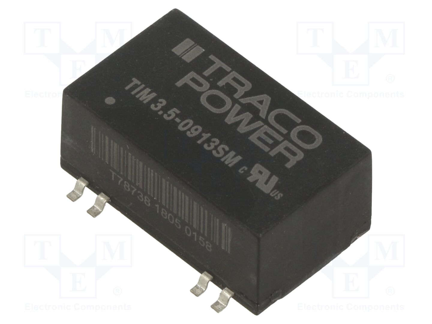 TRACO POWER TIM3.5-0913SM DC/DC-muunnin 3.5W, 4.5-12VDC/15VDC
