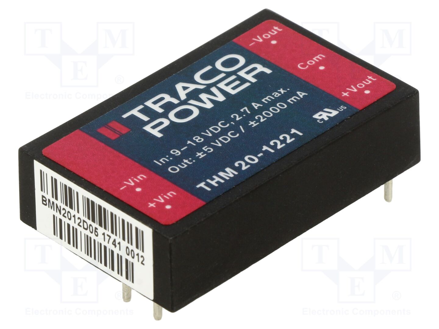 TRACO POWER THM20-1221 DC/DC-muunnin 20W