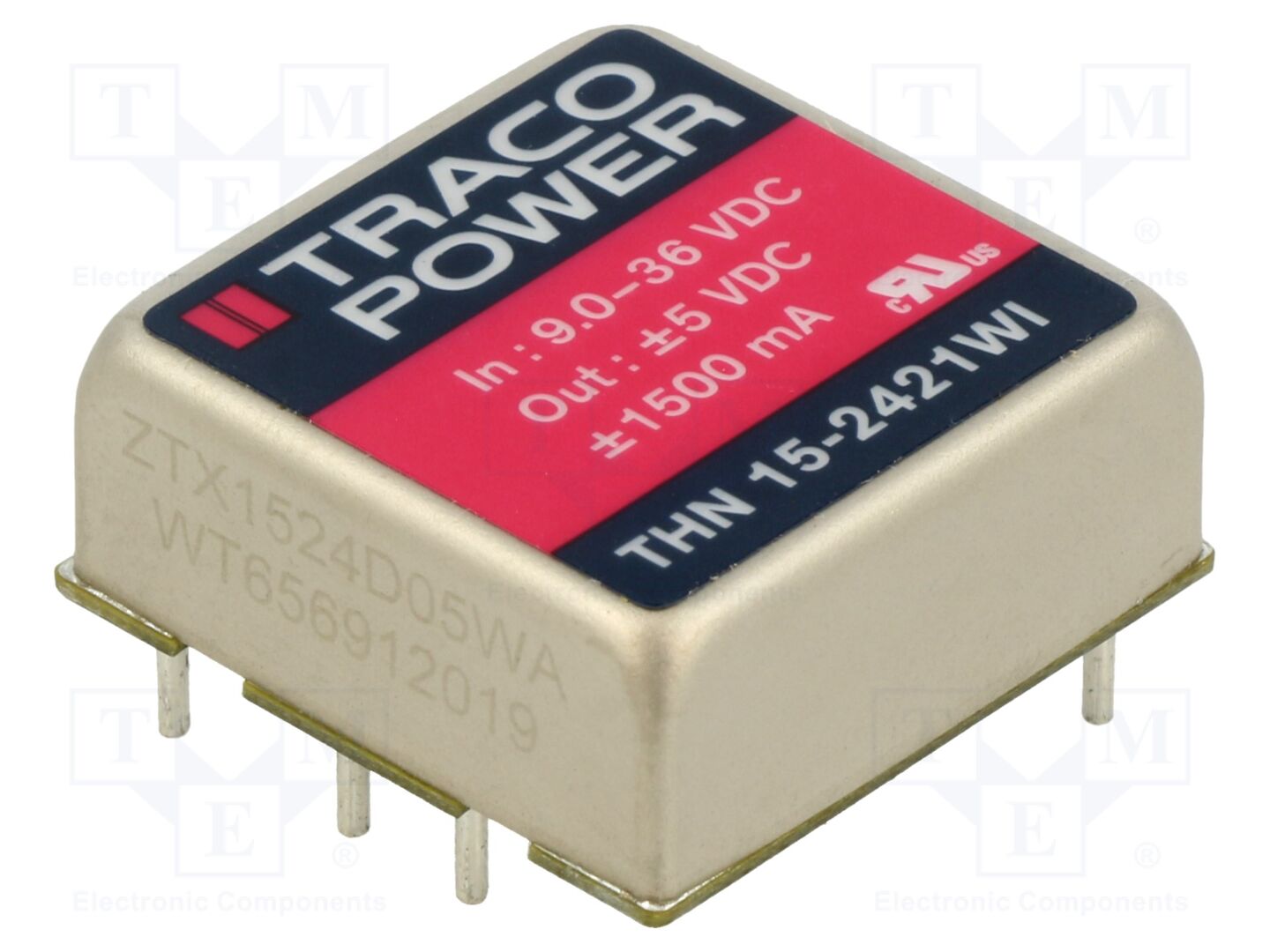 TRACO POWER THN15-2421WI DC/DC-muunnin 15W