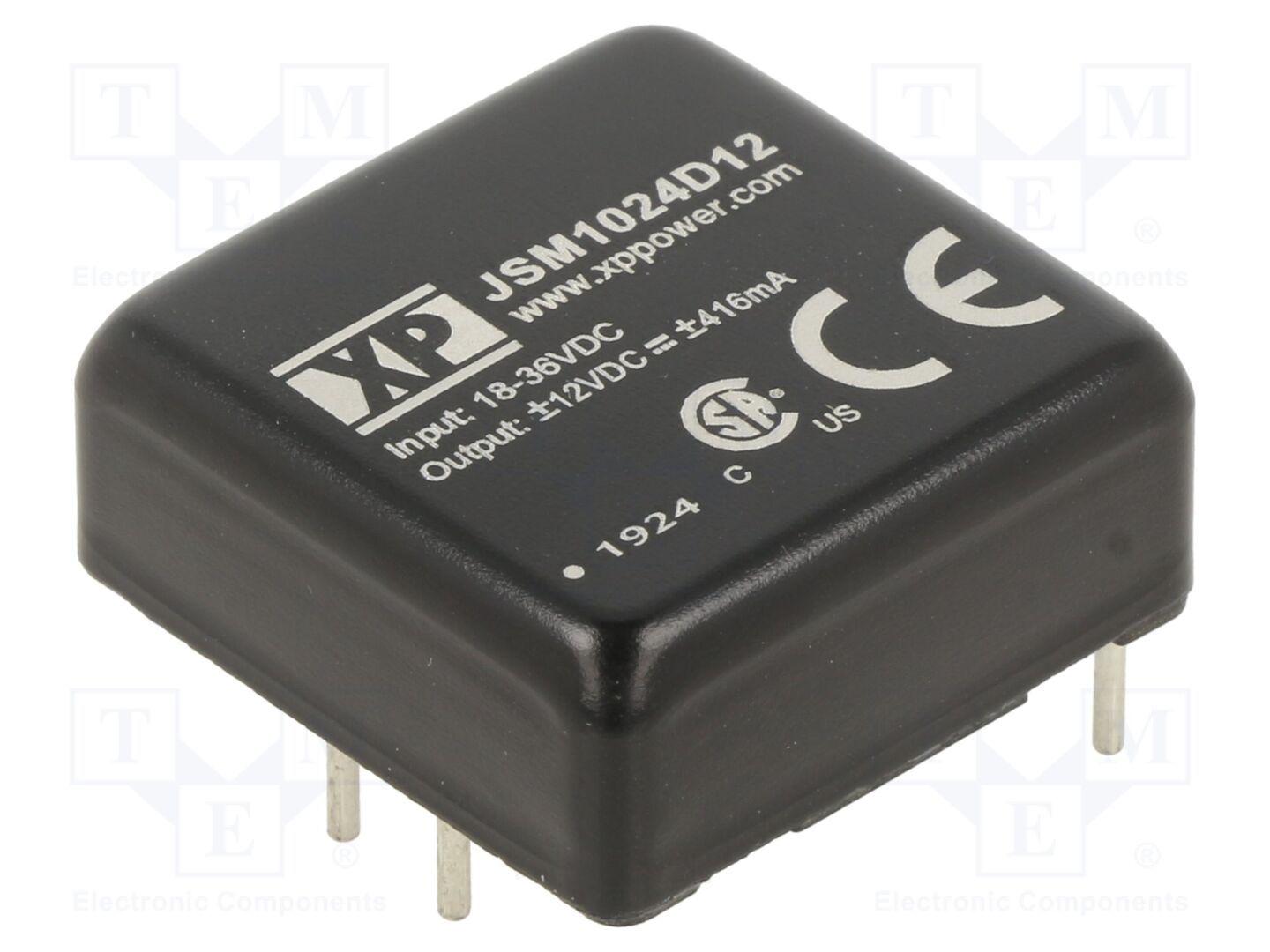 XP POWER JSM1024D12 DC/DC-muunnin 10W