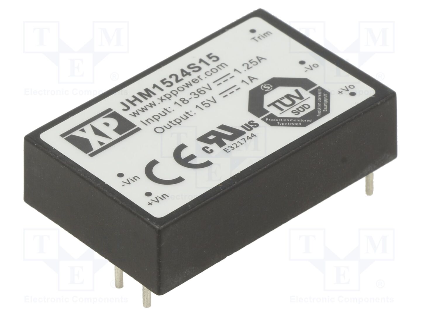 XP POWER JHM1524S15 DC/DC-muunnin 15W