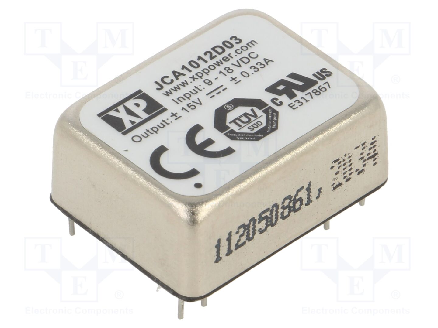XP POWER JCA1012D03 DC/DC-muunnin 10W