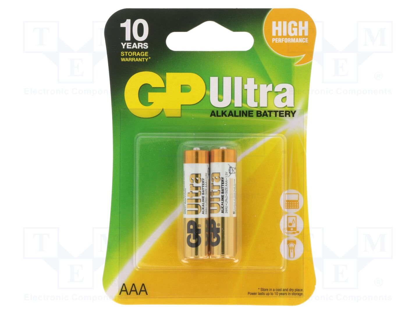 GP BAT-24AU-U2-GP Alkalisarja AAA 1.5V (50 kpl erä)