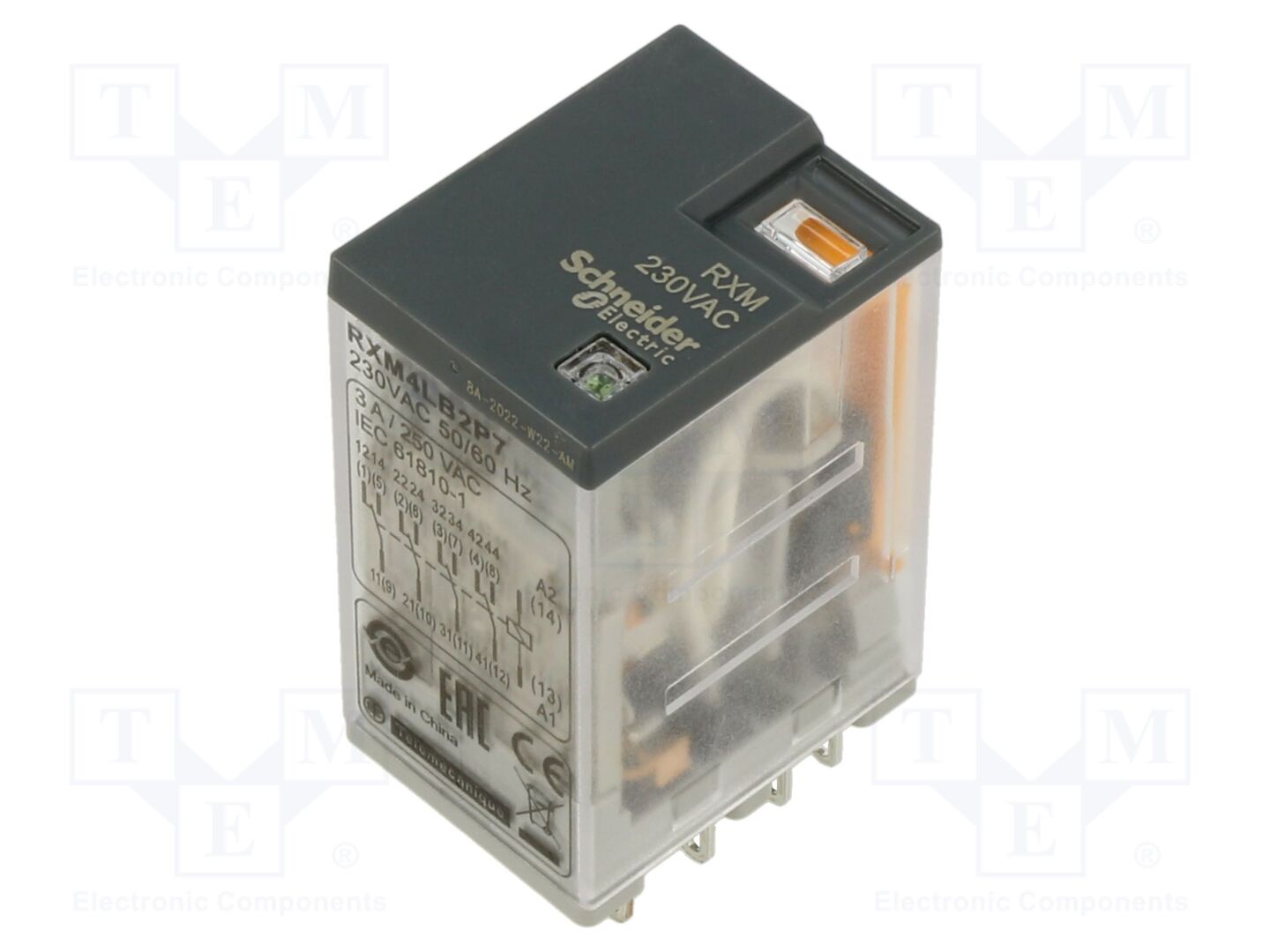 SCHNEIDER ELECTRIC RXM4LB2P7 Sähkömagneettinen rele 230VAC