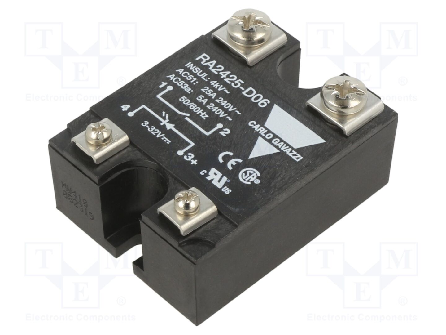CARLO GAVAZZI RA2425-D06 Puolijohderele 25A