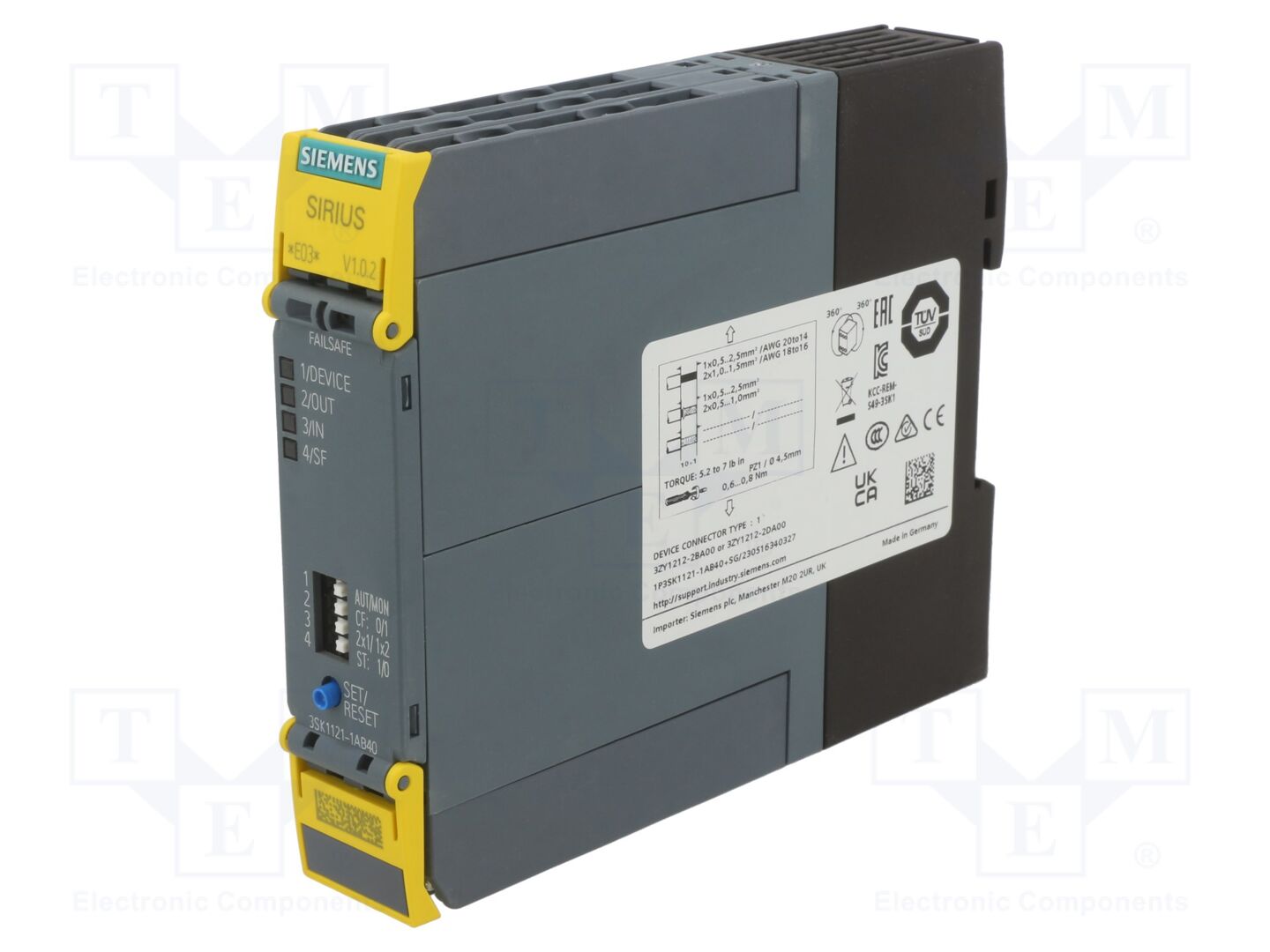 SIEMENS 3SK1121-1AB40 Turvarele 24VDC
