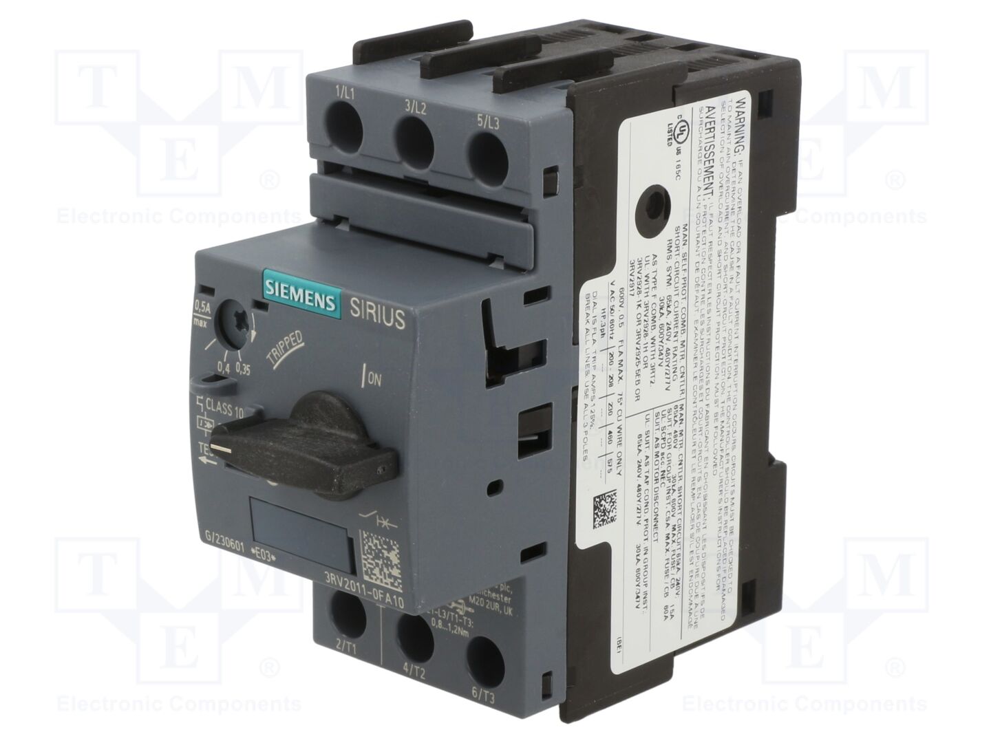 SIEMENS 3RV2011-0FA10 Moottorinsuojakatkaisija 0.12kW