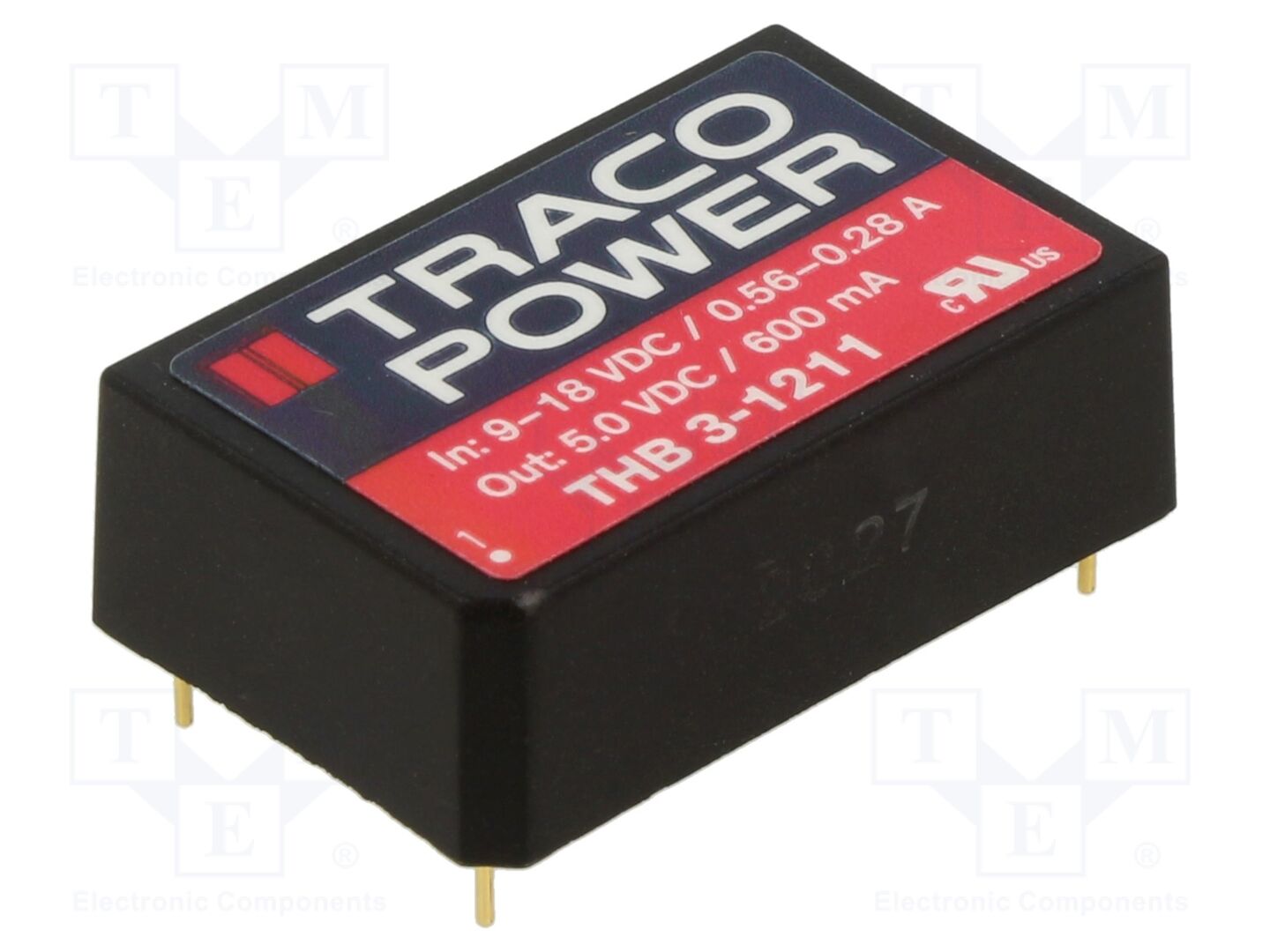 TRACO POWER THB3-1211 DC/DC-muunnin 3W