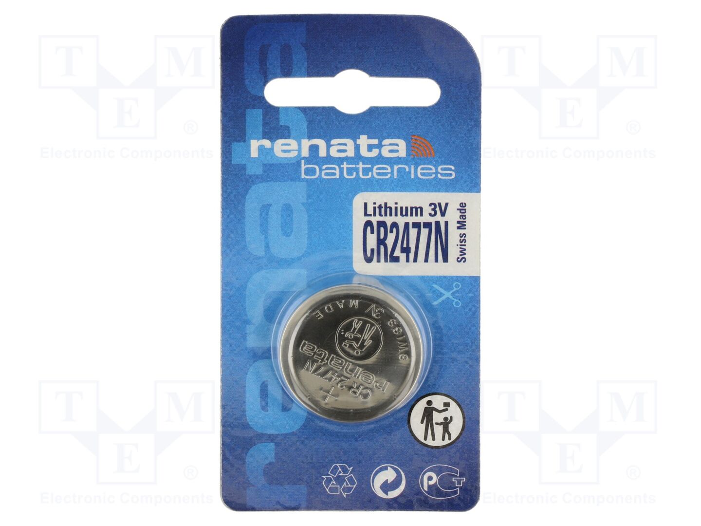 RENATA BAT-CR2477N/RE-B Litiumparisto 3V