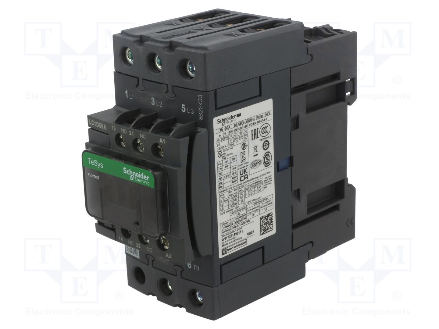 SCHNEIDER ELECTRIC LC1D50AM7 Kontraktori 50A
