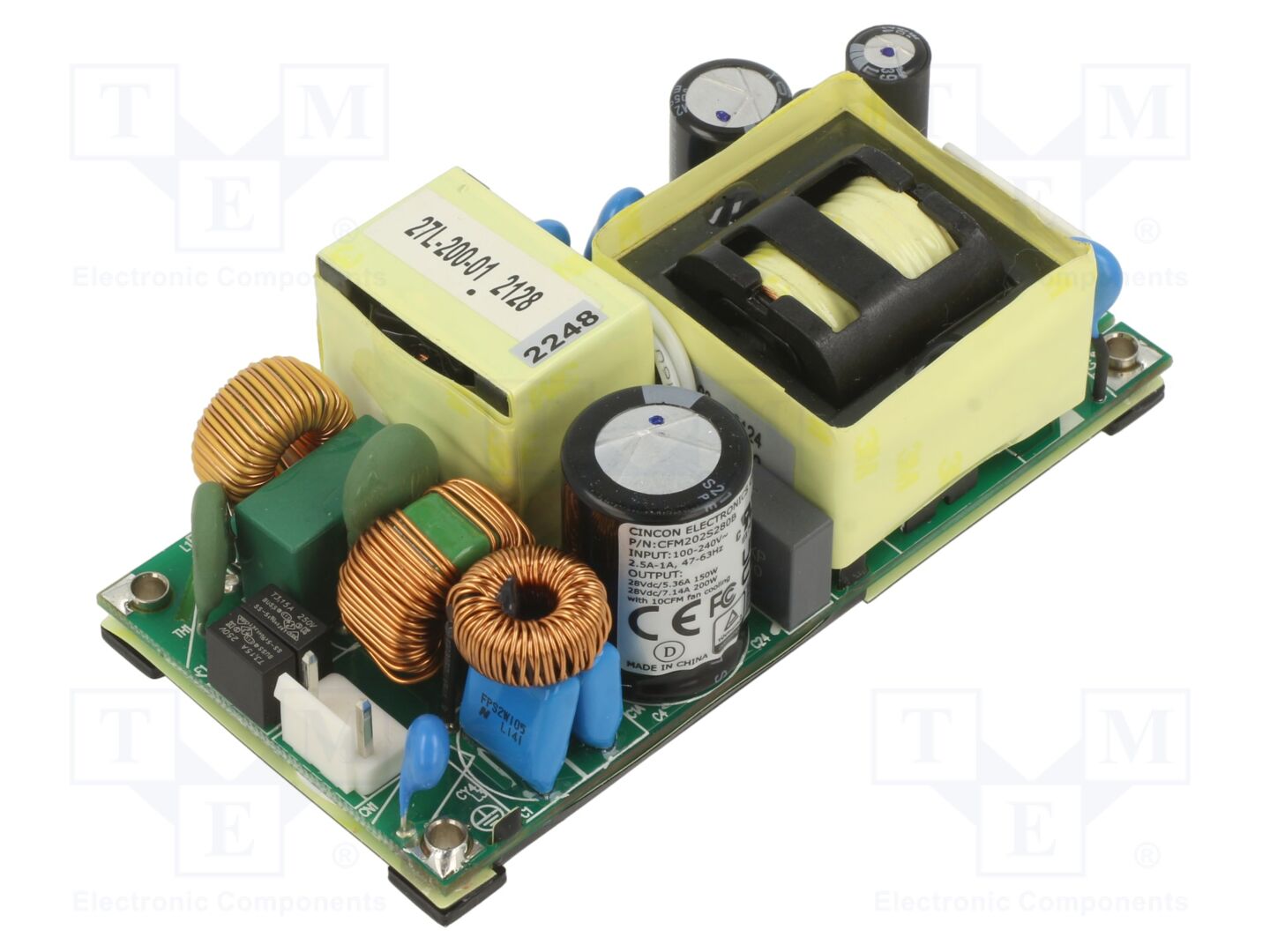 CINCON CFM202S280B Avoin verkkolaite 200W 28VDC 5.35A