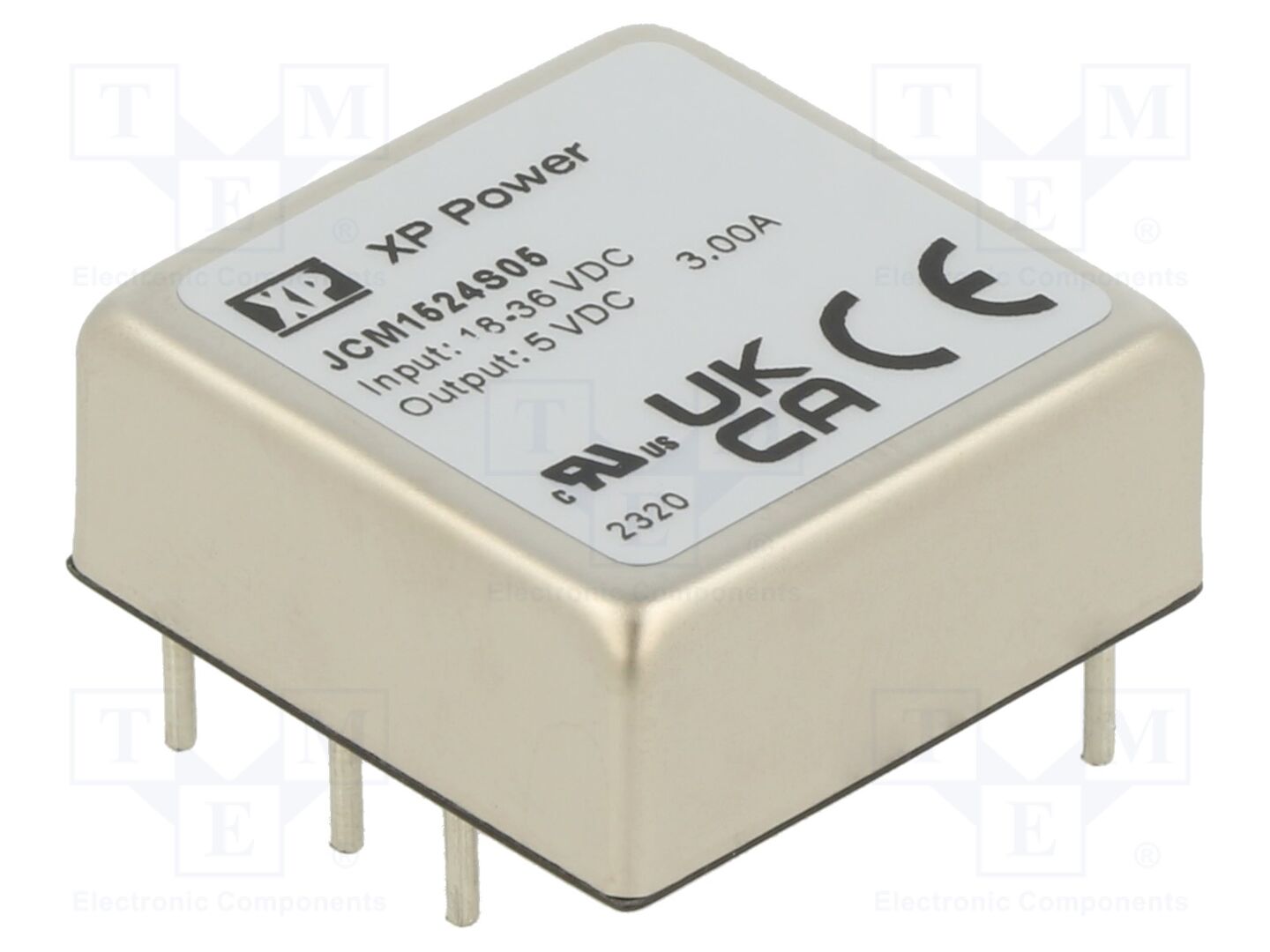 XP POWER JCM1524S05 DC/DC-muunnin 15W, 18÷36VDC / 5VDC