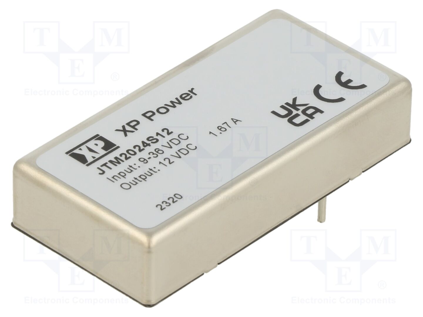 XP POWER JTM2024S12 DC/DC-muunnin 20W