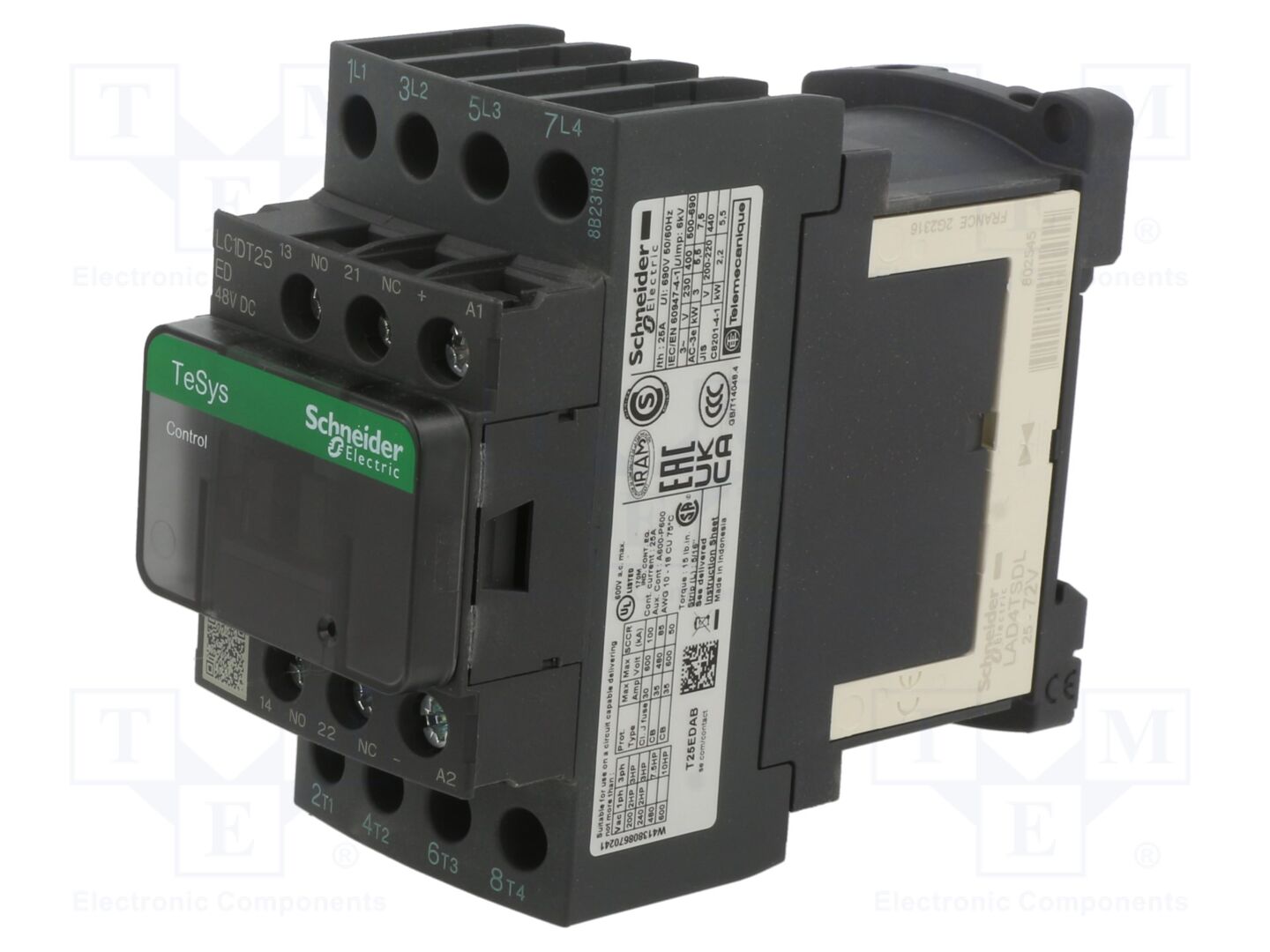 SCHNEIDER ELECTRIC LC1DT25ED Kontraktori 48VDC