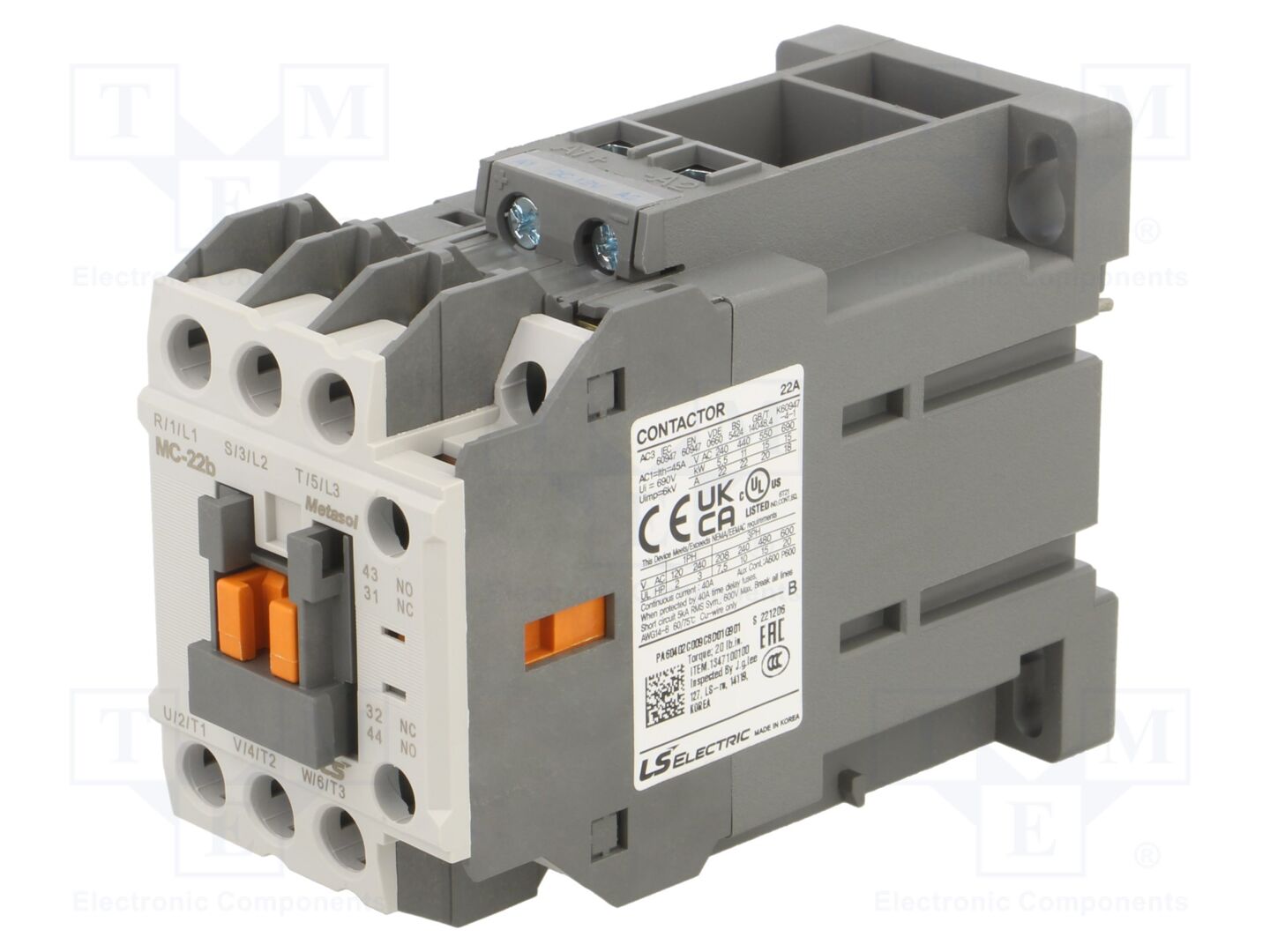 LS ELECTRIC MC-22B-12VDC Kontaktori 12VDC