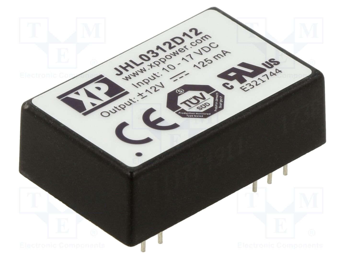 XP POWER JHL0312D12 DC/DC-muunnin 3W