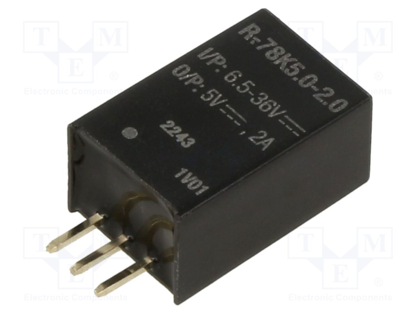 RECOM R-78K5.0-2.0 DC/DC-muunnin 2A, 5VDC