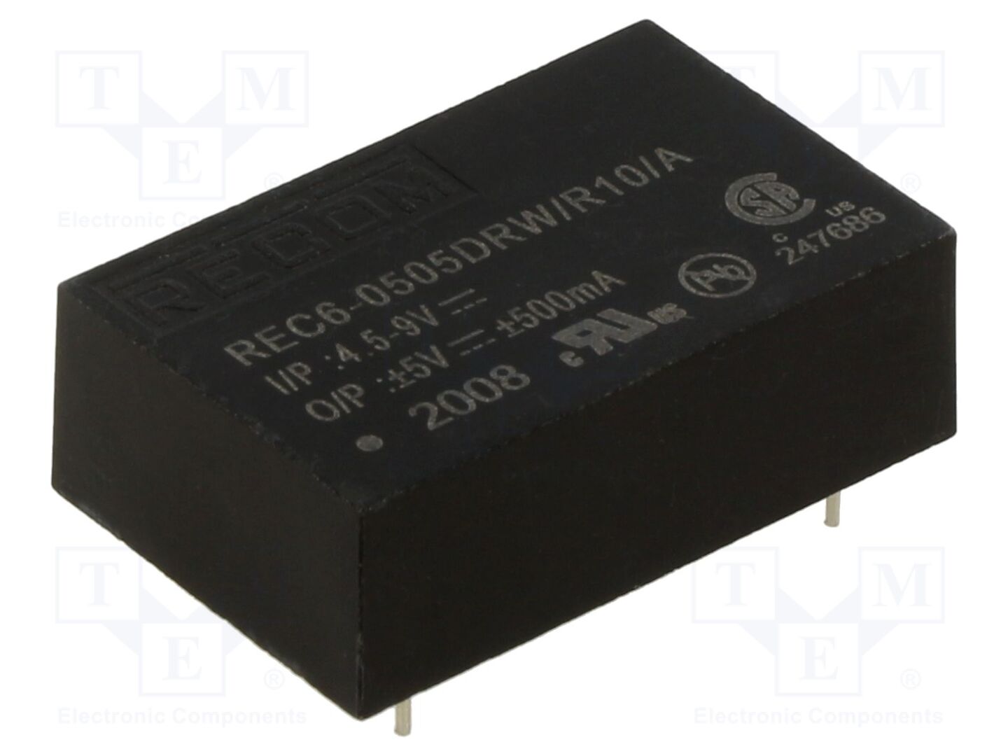 RECOM REC6-0505DRW/R10/A DC/DC-muunnin 6W