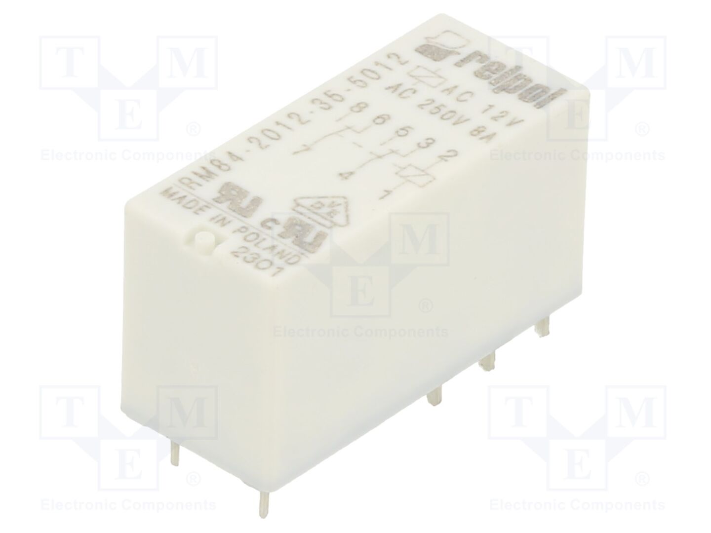 RELPOL RM84-2012-35-5012 Sähkömagneettinen rele 12VAC