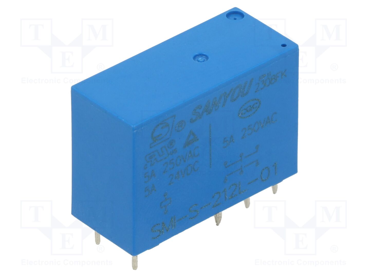 SANYOU SMI-S-212L Sähkömagneettinen rele 12VDC (50 kpl erä)