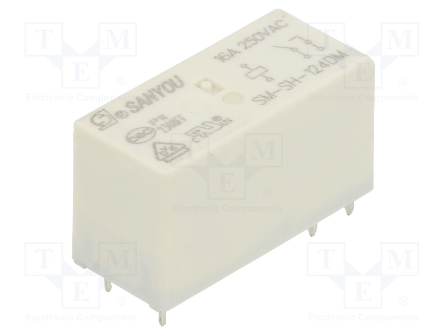 SANYOU SM-SH-124DM Sähkömagneettinen rele 16A (50 kpl erä)