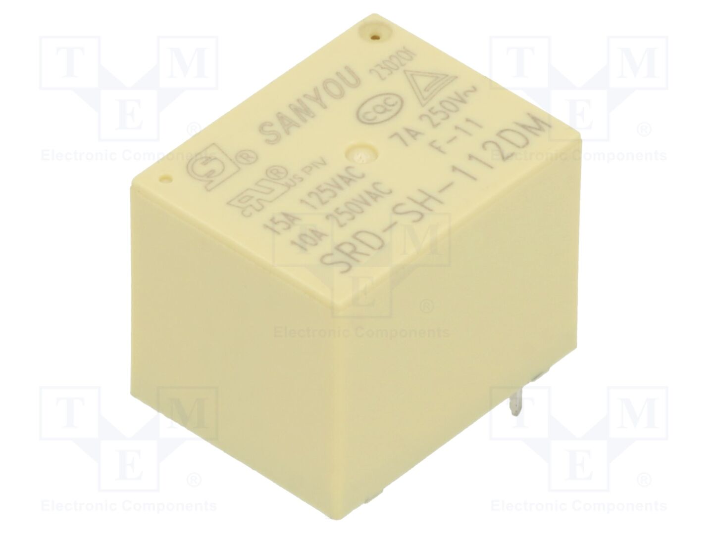 SANYOU SRD-SH-112DM Sähkömagneettinen rele 12VDC (50 kpl erä)