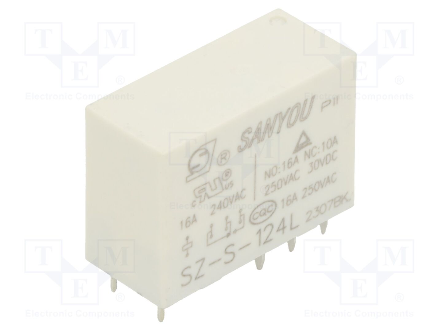 SANYOU SZ-S-124L Sähkömagneettinen rele 24VDC (50 kpl erä)