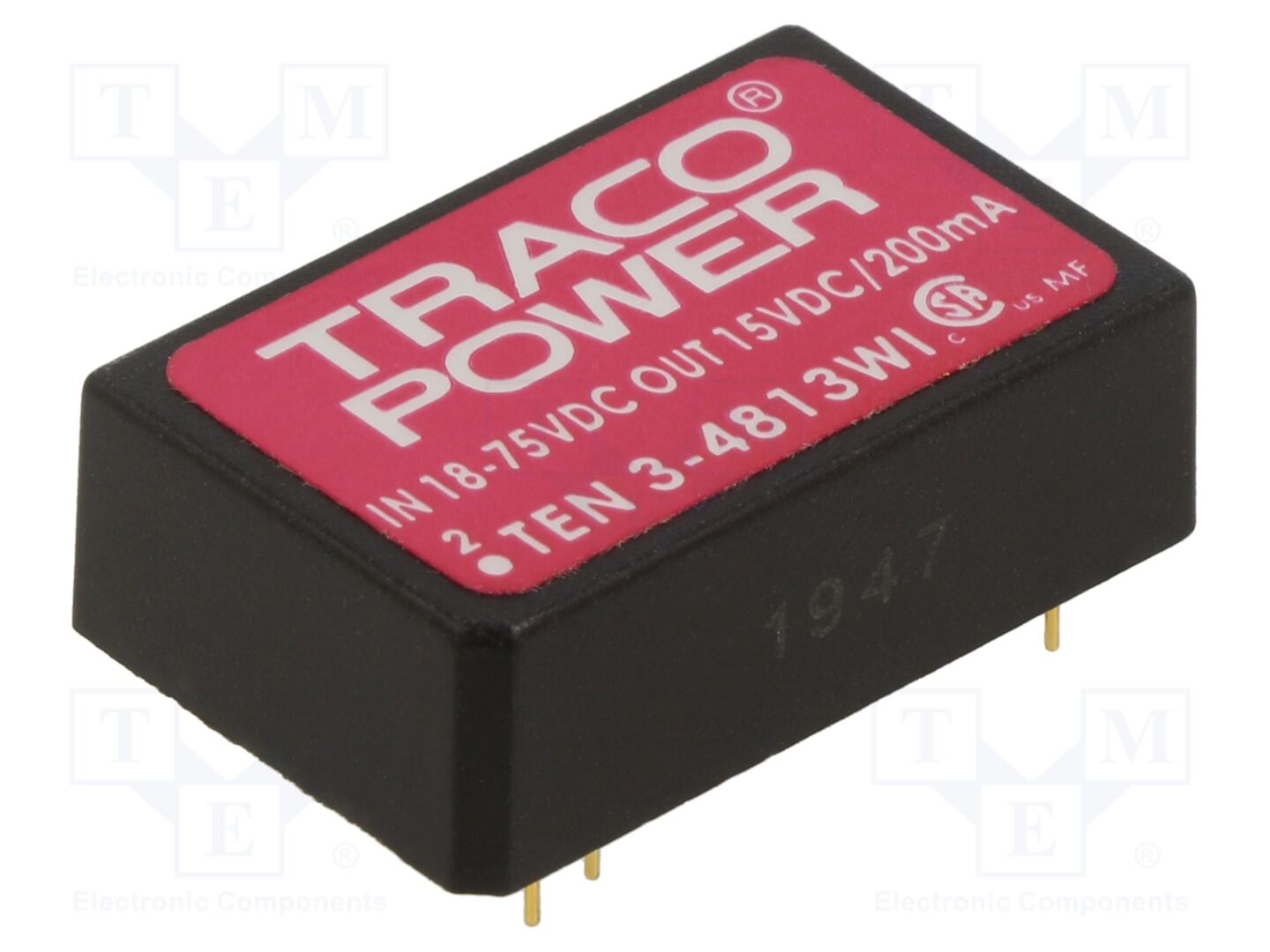 TRACO POWER TEN3-4813WI DC/DC-muunnin 3W