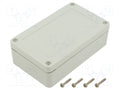 KRADEX ZP1257537SJ-PC Yleiskotelo 125x75x37mm