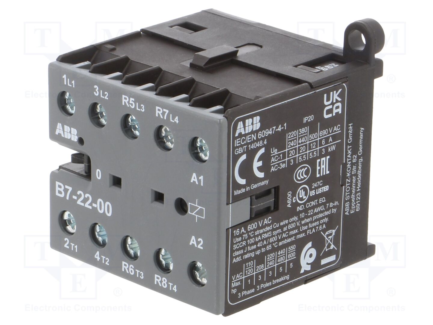 ABB B7-22-00-01 Kontraktori 7A