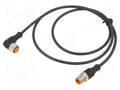 LUTRONIC 1210120603L1300-1M Anturikaapeli M12, 30VDC, 4A
