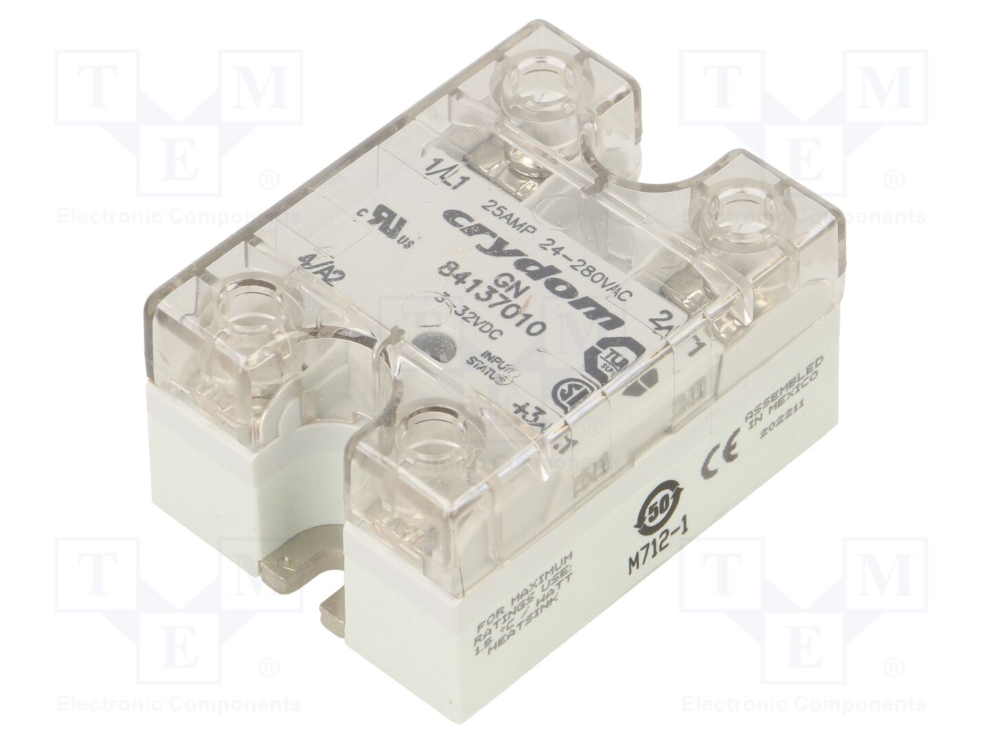 SENSATA / CRYDOM GN-25A Kiinteän tilan rele 25A