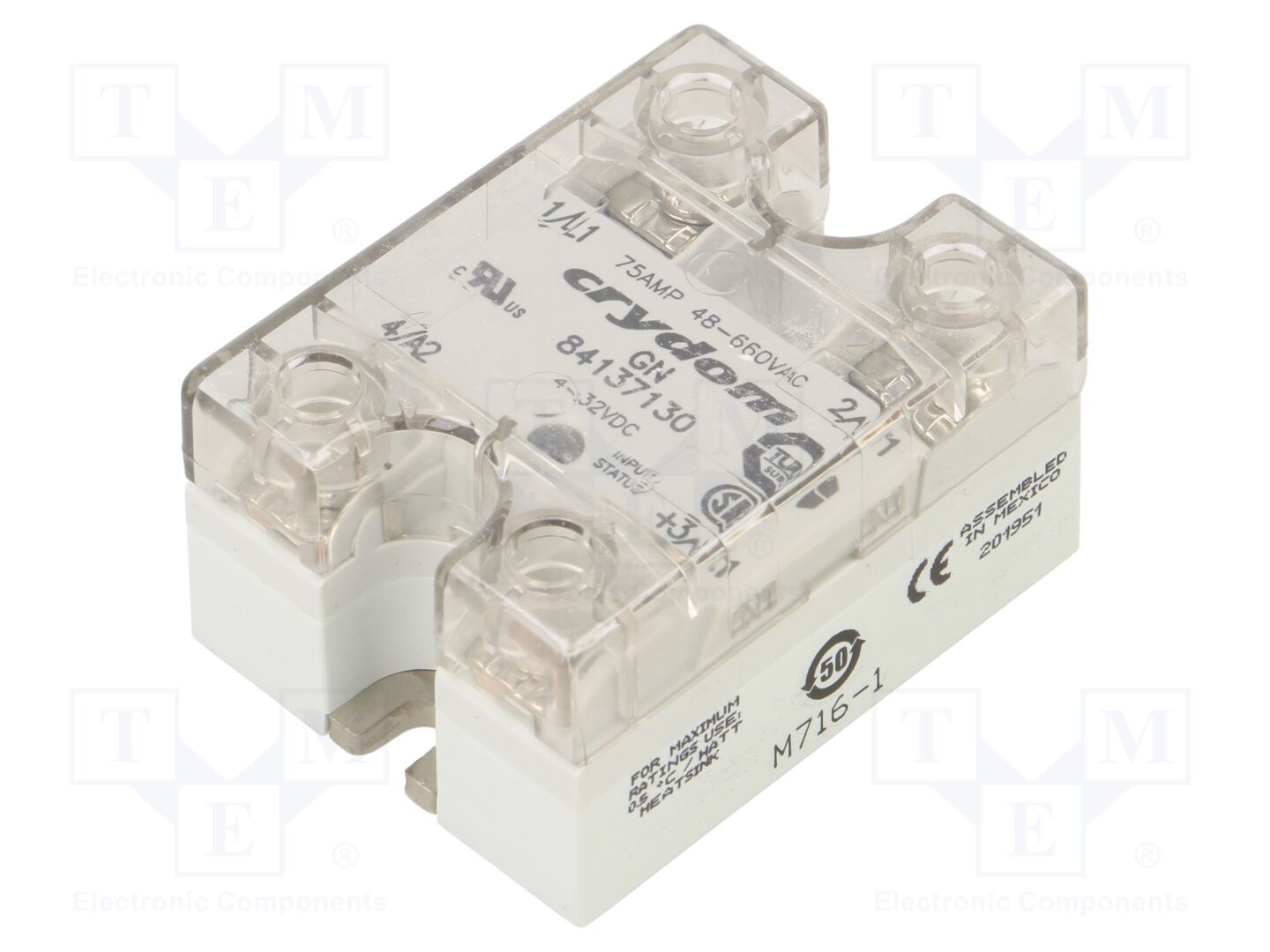 SENSATA / CRYDOM GN-75A-7130 Puolijohderele 75A