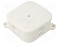 JONEX JX-PO-75/E-WH Jakorasia 75x75x30mm (50 kpl erä)