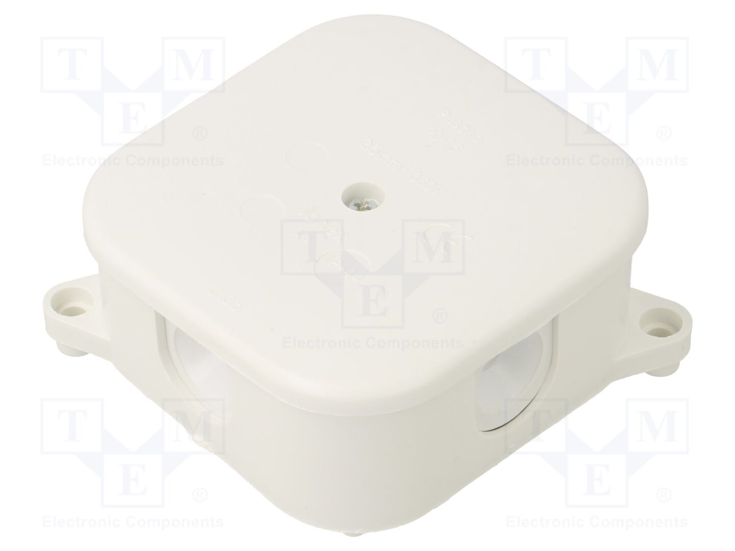 JONEX JX-PO-75/E-WH Jakorasia 75x75x30mm (50 kpl erä)